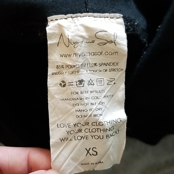 NIYAMA SOL Black High Waist Sandblast Legging XS S - Picture 2 of 3